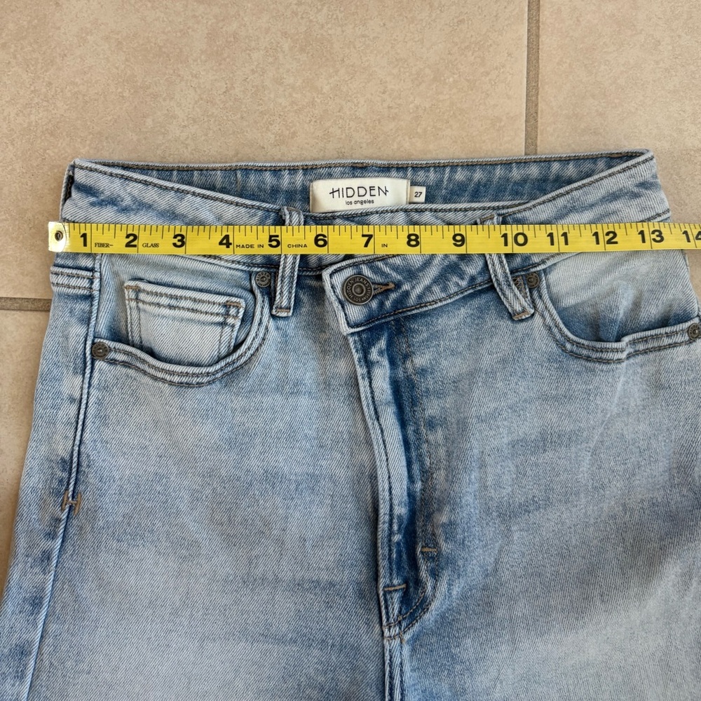 Hidden Light Blue Women's Jeans-Size 27 - Picture 2 of 8